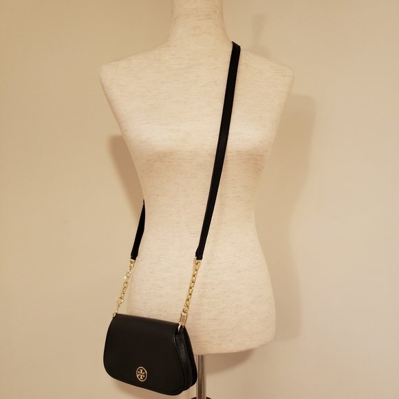 New Tory Burch Landon Mini Leather Crossbody - Picture 9 of 12